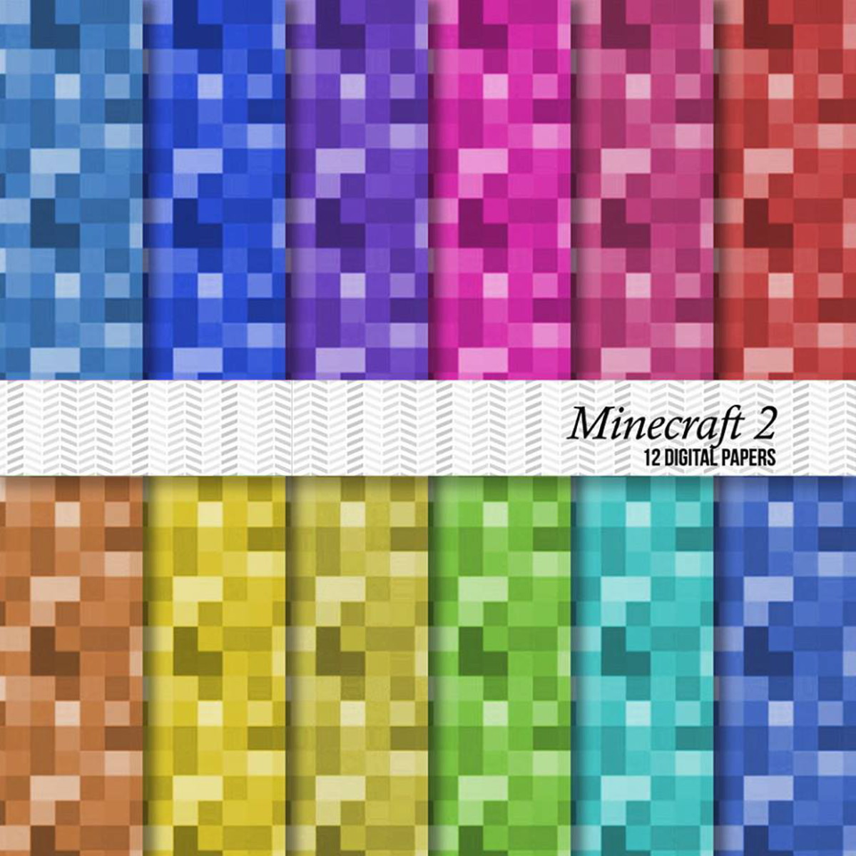 Arquivo de Corte 3d Minecraft em papel.